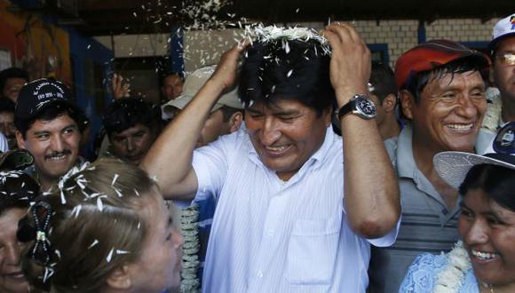 Cifra oficial: Evo Morales es reelecto con el 61% de votos