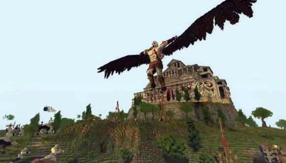 God of War, Uncharted e Infamous son recreados en Minecraft