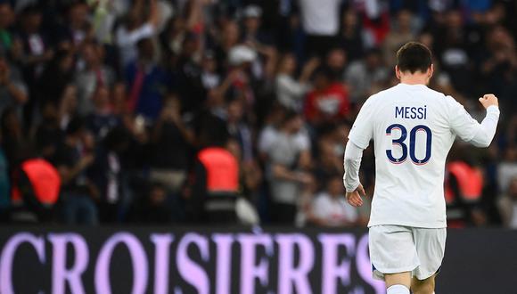 PSG derrotó 4-3 a Troyes en el Parque de los Príncipes por la Ligue 1 con goles de Messi, Neymar y Mbappé. Foto: FRANCK FIFE / AFP