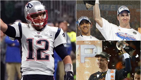 Tom Brady quiere ganar, como Peyton manning, el Super bowl con dos equipos diferentes. (Fotos: AFP)