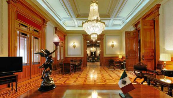 El Palacio Nacional cuenta con lujosos salones. Foto: Gobierno de México. via BBC Mundo