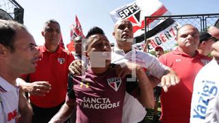 Cueva y el tenso momento que vivió con hinchas de Sao Paulo