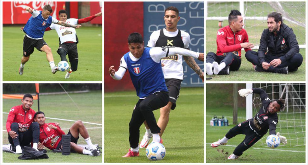 Perú entrenó este lunes con miras a duelo ante Brasil. (Foto: FPF)