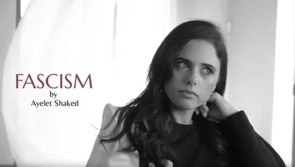 Ayelet Shaked: La ministra de Justicia de Israel usa un perfume llamado "fascismo" en su video electoral.