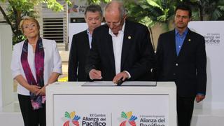 La Declaración de Cali que firmaron PPK, Santos, Bachelet y Peña Nieto
