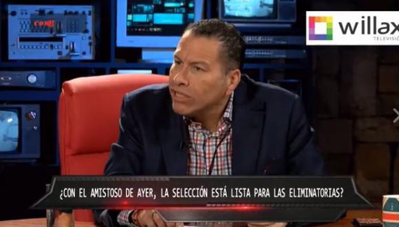 Phillip Butters habló sobre los seleccionados ecuatorianos el 14 de junio en su programa de Willax TV.