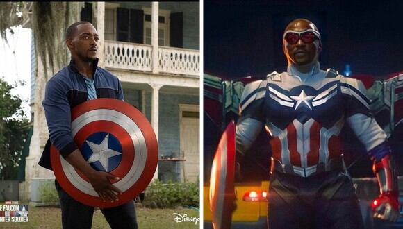 Disney+ estrenó póster de Sam Wilson reafirmando que es el "Capitán América". (Foto: @disneyplus / Marvel Studios)