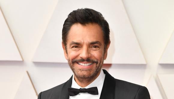 El actor mexicano Eugenio Derbez en la entrega de los Oscar 2022. Se supo que tuvo un accidente a fines de agosto y será intervenido quirúrgicamente.