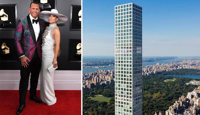 El departamento de Jennifer Lopez y Álex Rodríguez se ubica en Park Avenue, Nueva York. Es considerada una de las torres residenciales más altas del mundo. (Foto: Realtor)