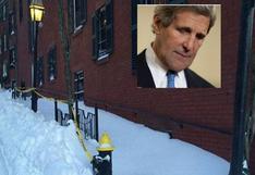 EEUU: John Kerry es multado con US$ 50 por nieve en su vivienda