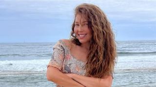 Thalia volvió a ponerse el vestido original de Marimar: “Me hizo llorar de alegría”