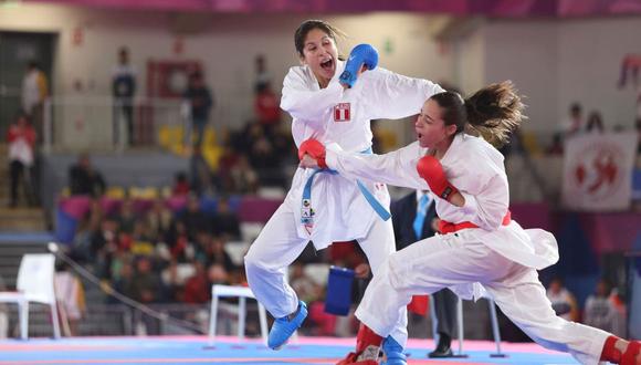 Alexandra Grande ganó la medalla de oro en karate kumite en Lima 2019 (Foto: Violeta Ayasta).