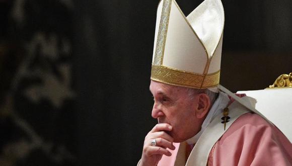 El papa Francisco, líder de la Iglesia católica. (Foto: Tiziana FABI / POOL / AFP).
