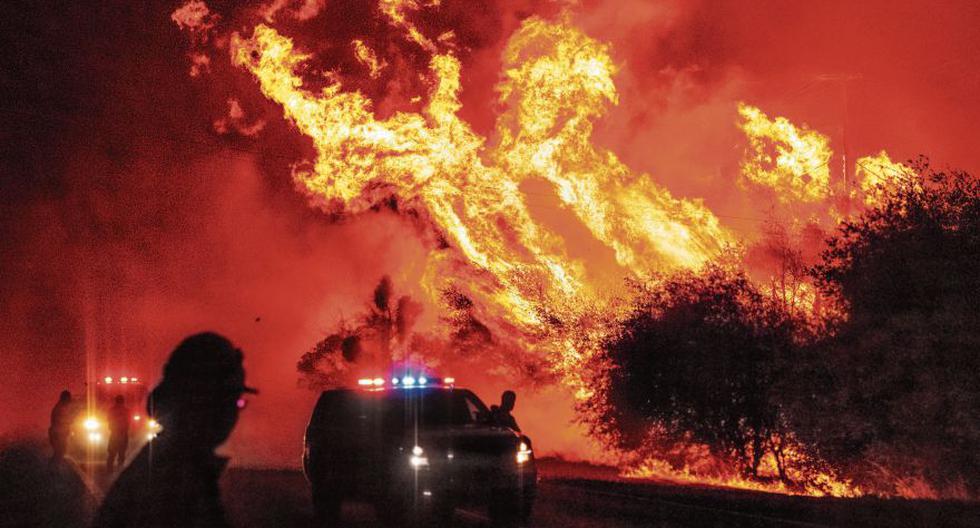 Las llamas del Bear Fire están asolando extensas zonas de Oroville, en el condado californiano de Butte. Se teme que en octubre y noviembre la situación se torne peor. (Foto: AFP)
