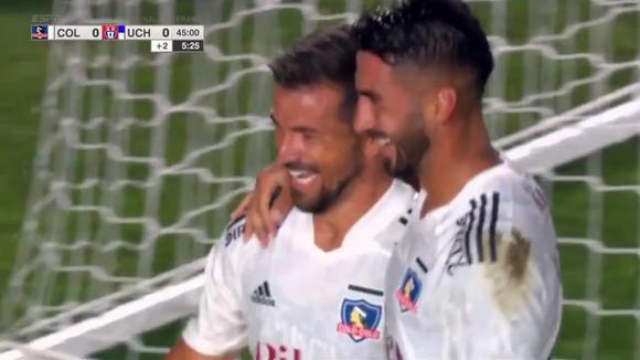 Goal by Gabriel Costa for the 1-0 of Colo Colo vs.  University of Chile.  (Video: ESPN)