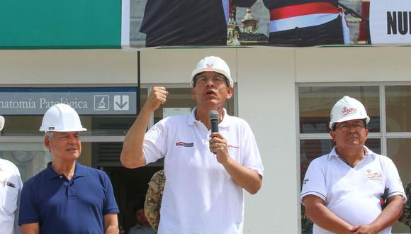 El presidente de la República, Martín Vizcarra, se pronunció desde Tarapoto para exigir la máxima pena contra el agresor de Eyvi Ágreda. (Andina / TV Perú)