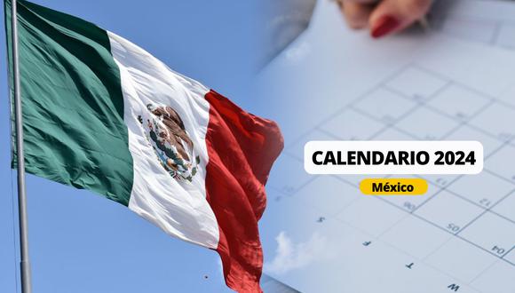Calendario de festivos 2024 en México | Foto: Diseño EC