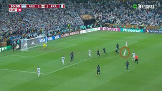 Lionel Messi casi anota golazo en el final del Argentina vs. Francia | VIDEO