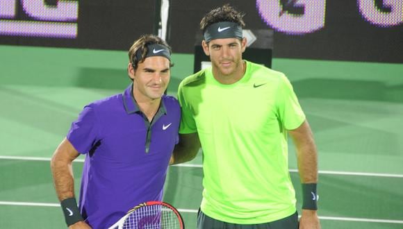 Juan Martín del Potro se despide de Roger Federer con un sentido mensaje. (Foto: EFE)
