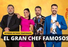 Hoy, El Gran Chef Famosos EN VIVO, estreno: Nuevos participantes, hora y dónde ver la 8va temporada