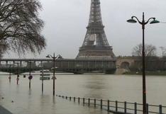 París: Calles inundadas y museos en alerta por el río Sena