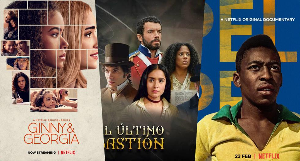 Las series "Ginny y Georgia", "El último bastión" y el documental de Pelé son algunas de las series que se estrenan este fin de semana. (Foto: Netflix / Perú TV)