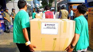 Sunat incautó bienes irregulares por más de un millón de soles en marzo