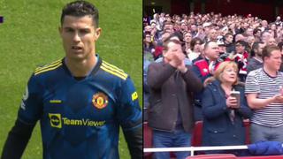 Ovación total: Cristiano Ronaldo es reconocido en el estadio del Arsenal tras la pérdida de su hijo