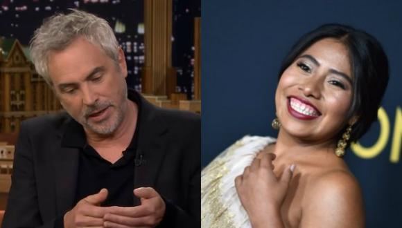 Alfonso Cuarón y Yalitza Aparicio