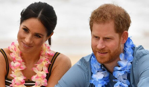 Meghan Markle y el príncipe Harry  son padres de un niño, Archie, desde hace ocho meses (Foto: AFP)