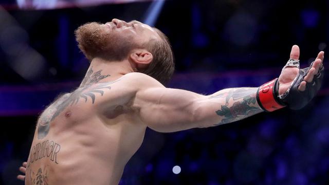 McGregor volvió a UFC el último fin de semana con una contundente victoria sobre Donald Cerrone en tan solo 40 segundos. (Foto: AFP)