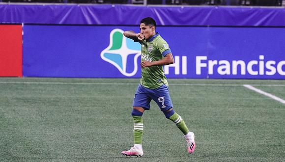 Ruidíaz ha jugado todos los partidos del Seattle, pero ayer fue cambiado por un golpe en el tobillo. (Foto: Seattle Sounders)