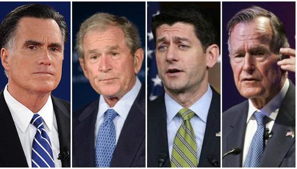 Los líderes republicanos que no apoyan a Donald Trump