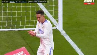 Lucas Vázquez marcó un golazo para el 2-0 de Real Madrid frente a Getafe | VIDEO