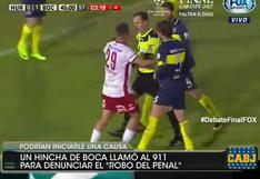 Hincha de Boca Juniors llamó al 911 para denunciar que le "robaron" dos puntos ante Huracán