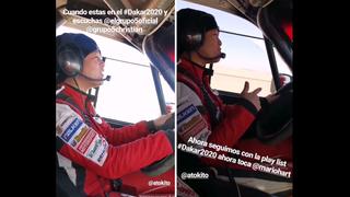 Dakar 2020: así se divierte Fernanda Kanno en el rally... con música del Grupo 5 y Mario Hart | VIDEO