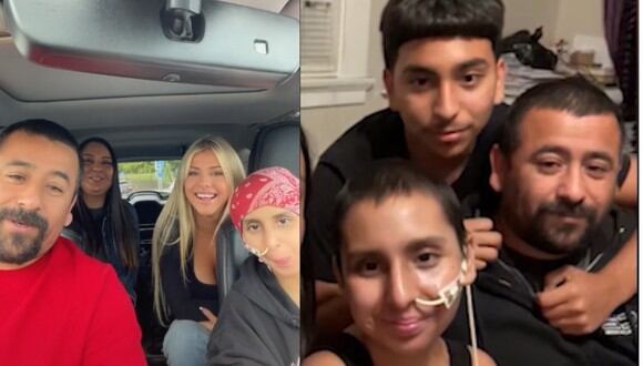 Un taxista de Uber logró recaudar más de 250 mil dólares para la quimioterapia de su hija, gracias a una influencer. (Foto: TikTok / becccamooore | YouTube / 
CBS47 KSEE24).