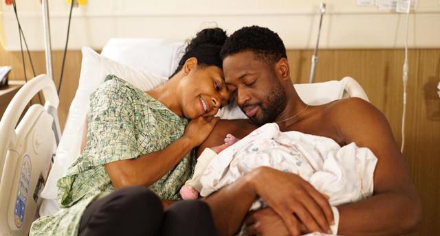 Dwyane Wade y Gabrielle Unión comparten imágenes de su bebe en Instagram.