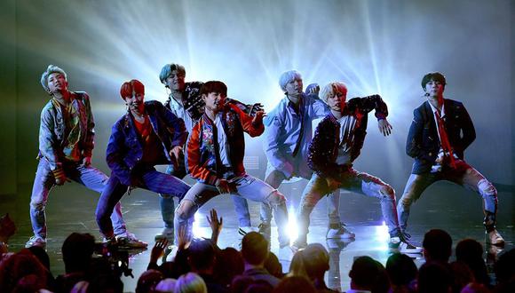 BTS en los American Music Awards. (Foto: Agencias)