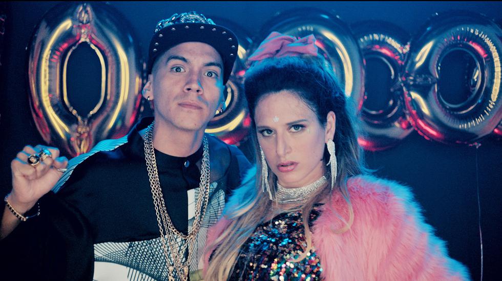 En la serie, Gisella Ponce de León es es Fabi, una influencer. Foto: Movistar.