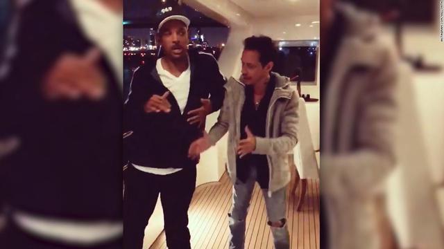 Marc Anthony  y Will Smith consolidad su amistad en videoclip "Está rico".  (Foto: Instagram)