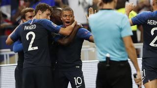 Francia ganó 2-1 a Holanda con goles de Mbappé y Giroud por UEFA Nations League