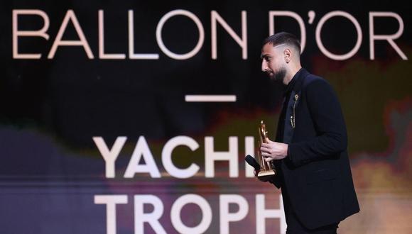 Gianluigi Donnarumma ganó el trofeo Yashin. (Foto: AFP)