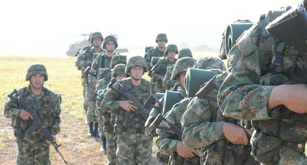 Soldados patrullan las zonas conflictivas. (Foto: Ejército de Colombia)