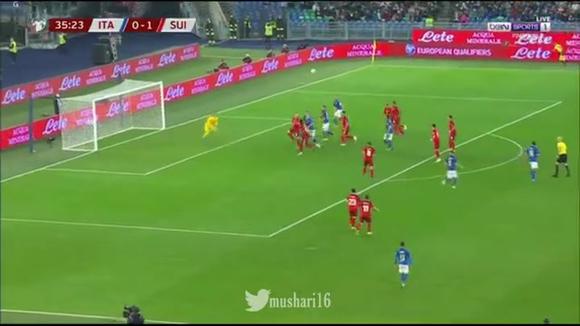 Giovanni Di Lorenzo anotó el 1-1 del Italia vs. Suiza. (Video: beIN Sports).