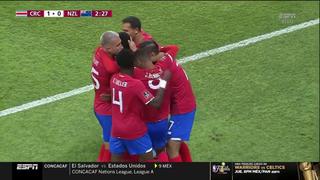 Gol de Costa Rica a los dos minutos: Campbell anotó el 1-0 ante Nueva Zelanda | VIDEO