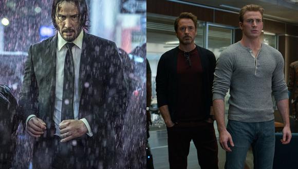 "John Wick 3" y "Avengers: Endgame". (Foto: Agencia)