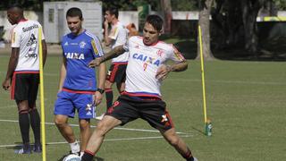 Paolo Guerrero: su primera práctica y presentación en Flamengo