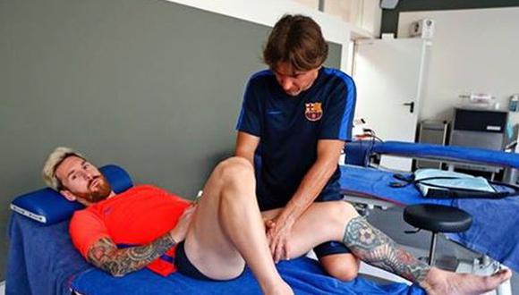 Lionel Messi envió mensaje luego del diagnóstico de su lesión