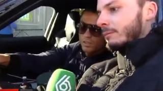 Cristiano Ronaldo enojado, botó micrófono de periodista